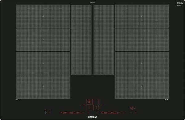Siemens EX801LYC1E Iq700 Plaque à induction 80 cm – vitrocéramique noire