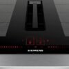 Siemens EX875LX67E Plaque à induction cm. 80 avec hotte intégrée de 622 m3/h – vitrocéramique noire