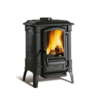 Nordica GIULIETTA X 4.0 Poêle à bois en fonte 6,5 kw – 186 m³ chauffables – noir anthracite – entièrement en fonte émaillée