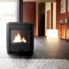 Caminetti Montegrappa DESIRÉE Poêle à bois à air chaud à convection naturelle 8 kw – structure fonte gris anthracite