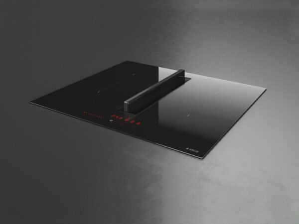 Elica NIKOLATESLA FIT BL/A/60 Table de cuisson à induction avec hotte intégrée cm. 60 – vitrocéramique noire