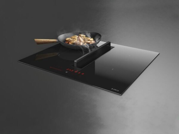 Elica NIKOLATESLA FIT BL/A/60 Table de cuisson à induction avec hotte intégrée cm. 60 – vitrocéramique noire
