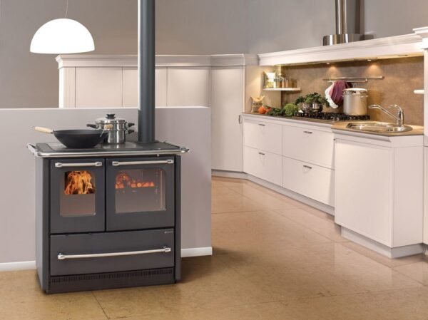 Nordica SOVRANA EASY EVO 2.0 Poêle à bois 7,5 kw – chauffé 215 m³ – noir anthracite