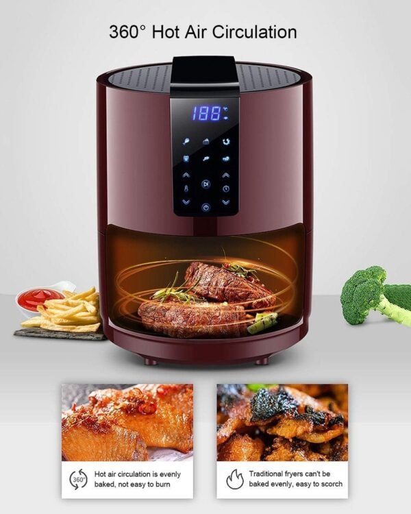 Friteuse à air chaud 1350 W de  marque : WADRBSW