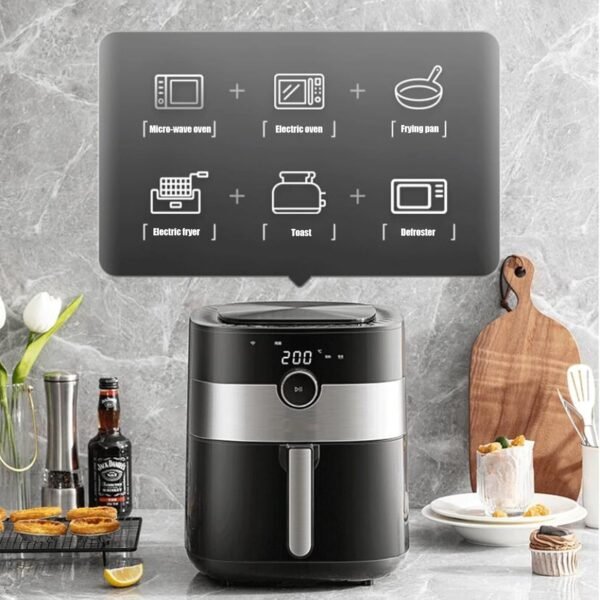 Friteuse à air multifonctionnelle Cyclone 3D sans huile 6.5L de marque : ADITAM