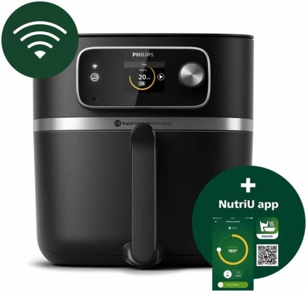 PHILIPS Friteuse à air chaud HD9880/90 Airfryer Connecté XXL noir Série 7000