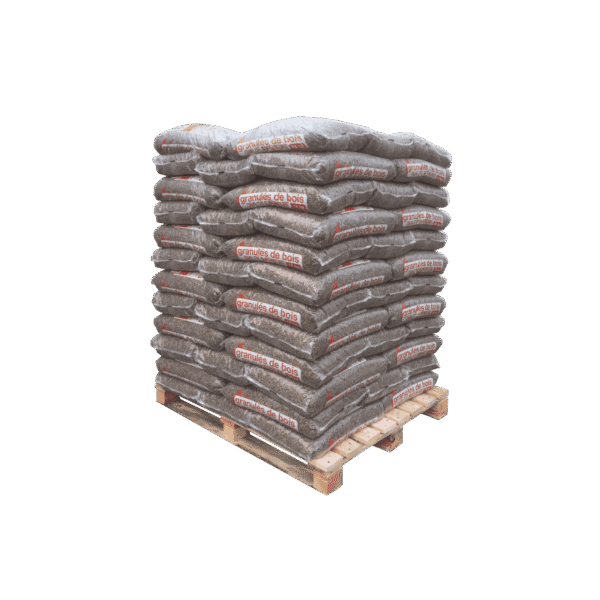 Granulés de bois premium – Palette de 72 sacs