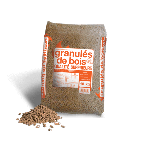 Granulés de bois premium – Palette de 72 sacs